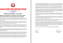 CORE Calls for Mass Action of Workers and Youth to Protest Fuel Pump Price Hike and Continued Economic Hardship