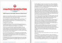 CORE Perspective to the People’s Alternative Political Summit (t-paps)