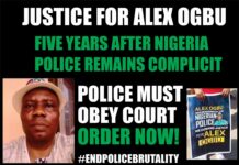 Justice for Alex Ogbu: Five Years After, Nigeria Police Remains Complicit